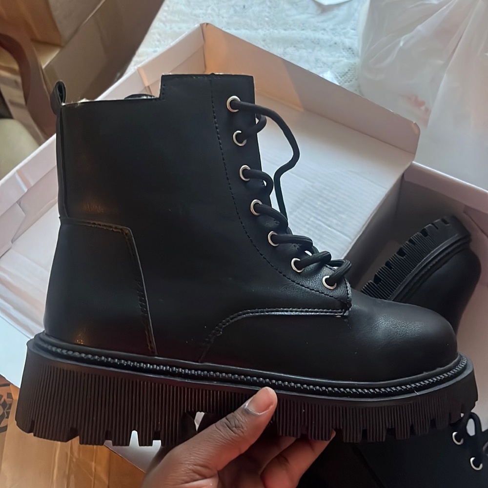 Black boots